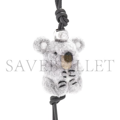 LOEWE KOALA CHARM IN FELT AND CALFSKIN CA36232X33